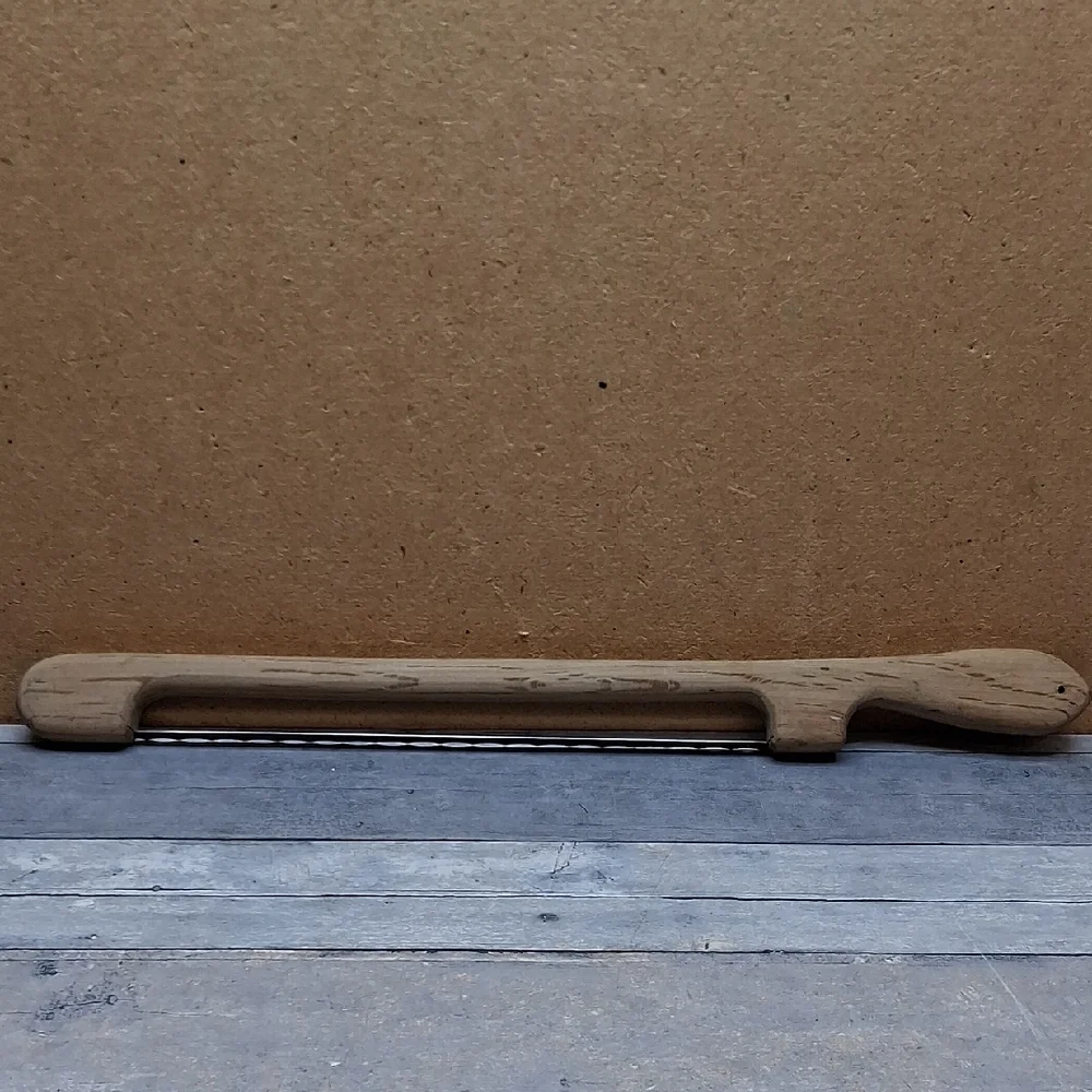 Wooden Handle Bowed Bread Knife